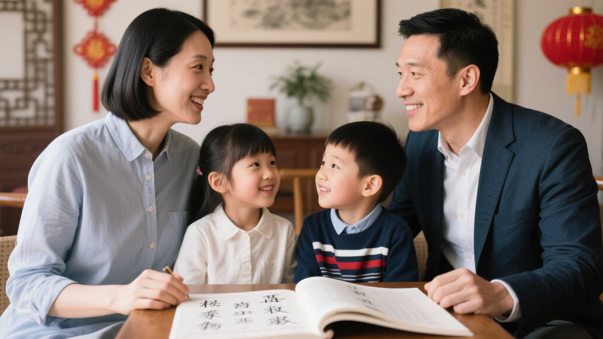 中表示